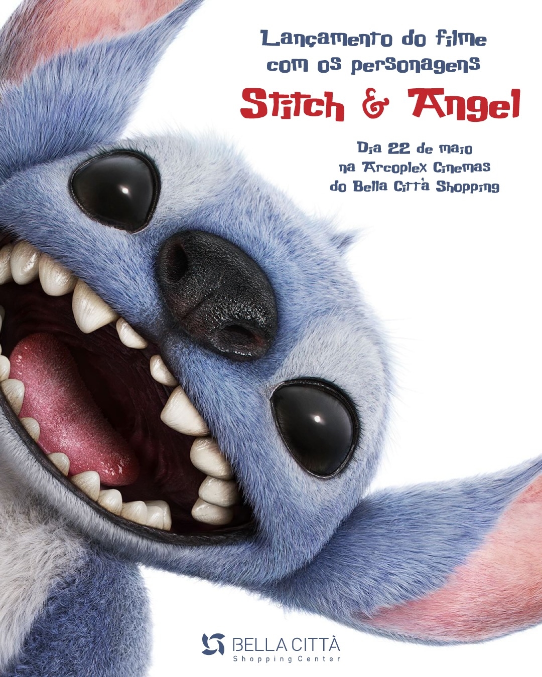 Stitch desembarca na Arcoplex Cinemas para o lançamento do filme