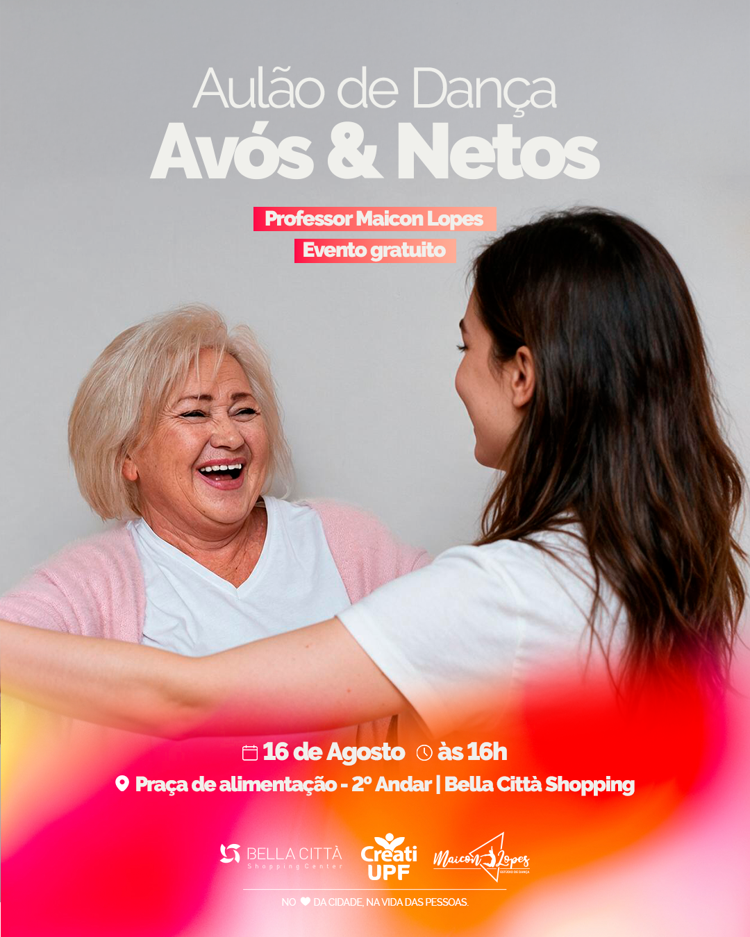 Bella Città Shopping promove aulão de dança gratuito para avós e netos