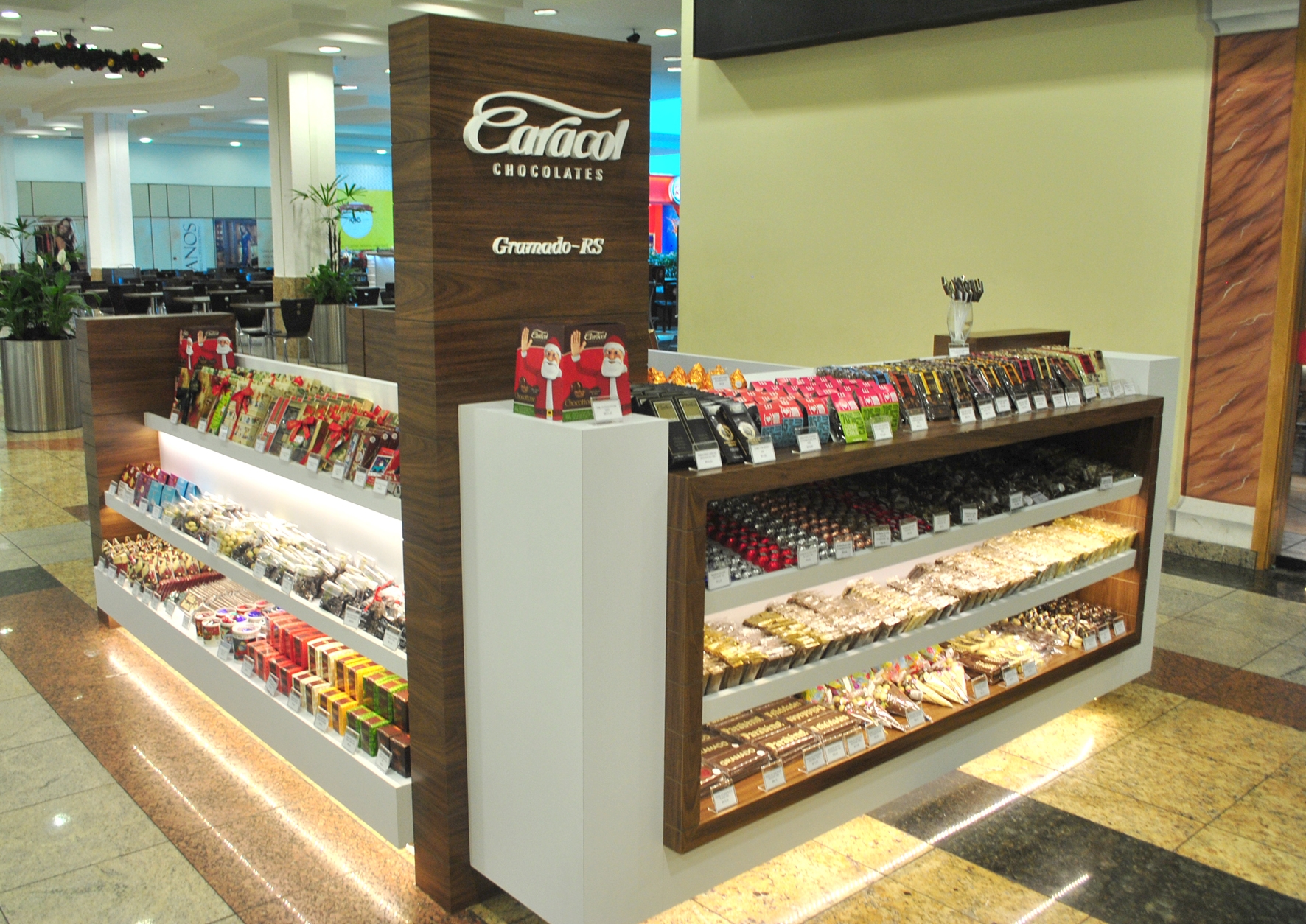 Caracol Chocolates inaugura quiosque no Bella Città Shopping