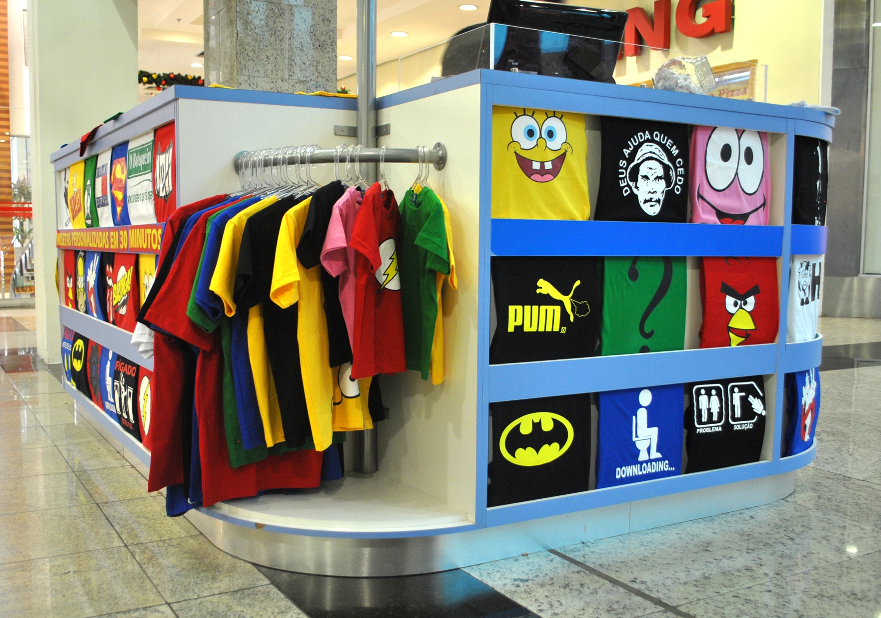 Camisetas da Hora inaugura franquia no Bella Città Shopping