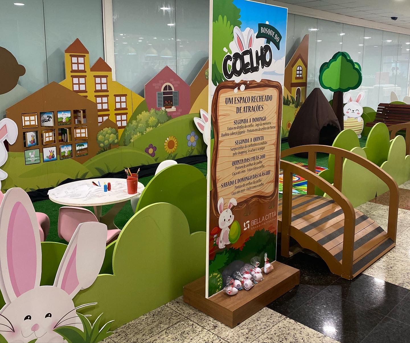 Bosque do Coelho Bella Città oferece atividades gratuitas para visitantes