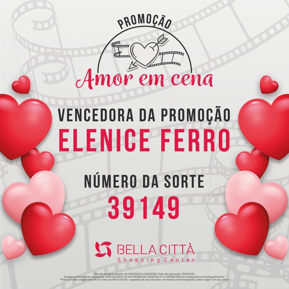 Bella Città divulga vencedora da campanha Amor em Cena