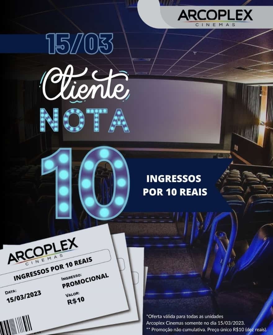 Cinema do Bella Città Shopping estará com preço especial nesta quarta-feira (15/03)