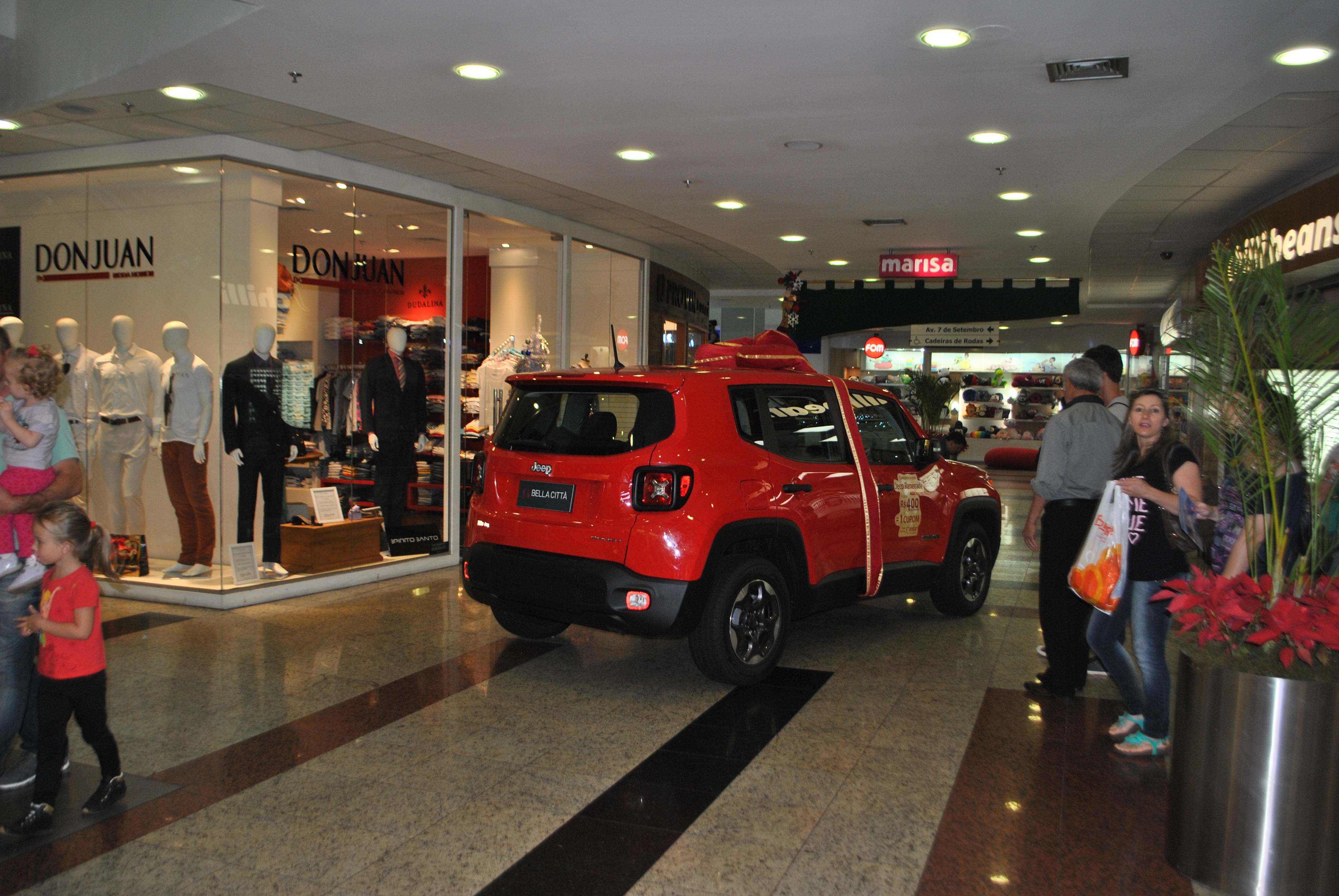 Bella Città Shopping sorteia Jeep Renegade nesse sábado