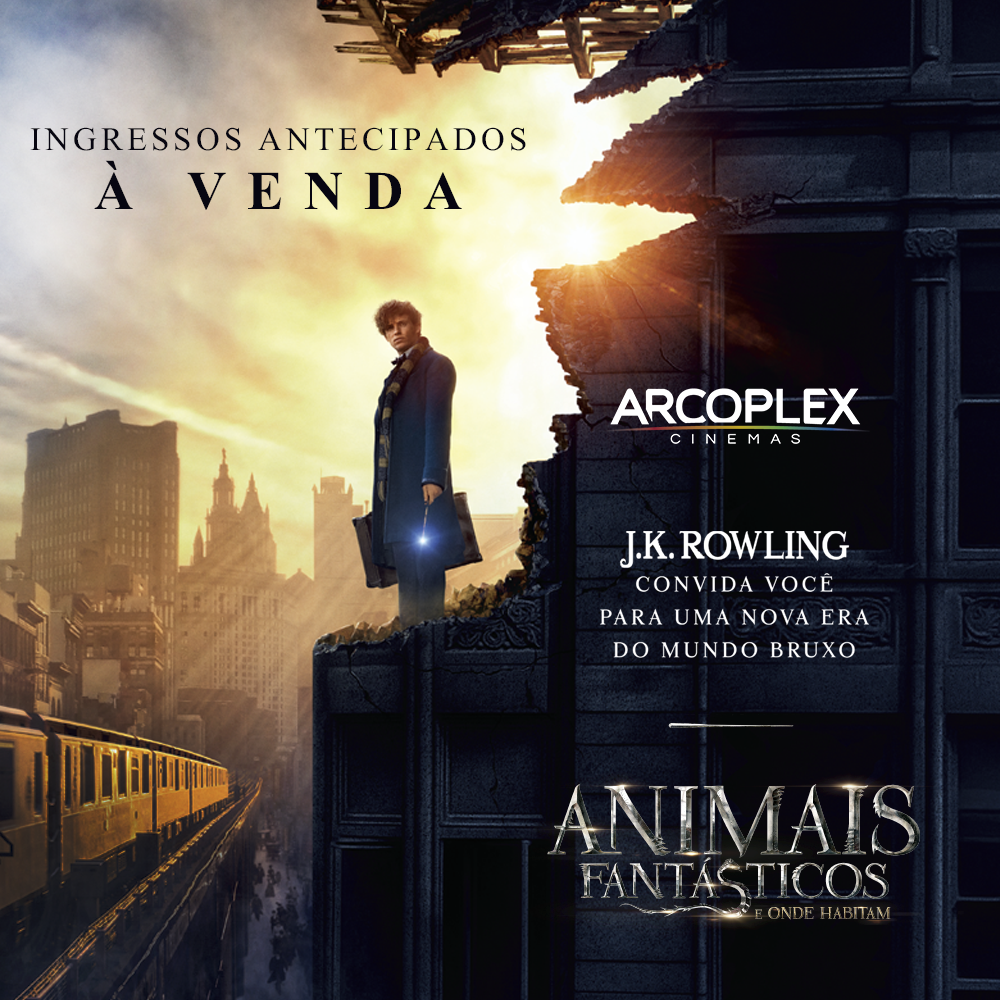 Animais Fantásticos e Onde Habitam terá pré estreia no Bella Città Shopping