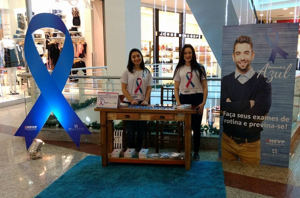 Bella Città Shopping e Hospital São Vicente de Paulo se unem pela Campanha Novembro Azul  