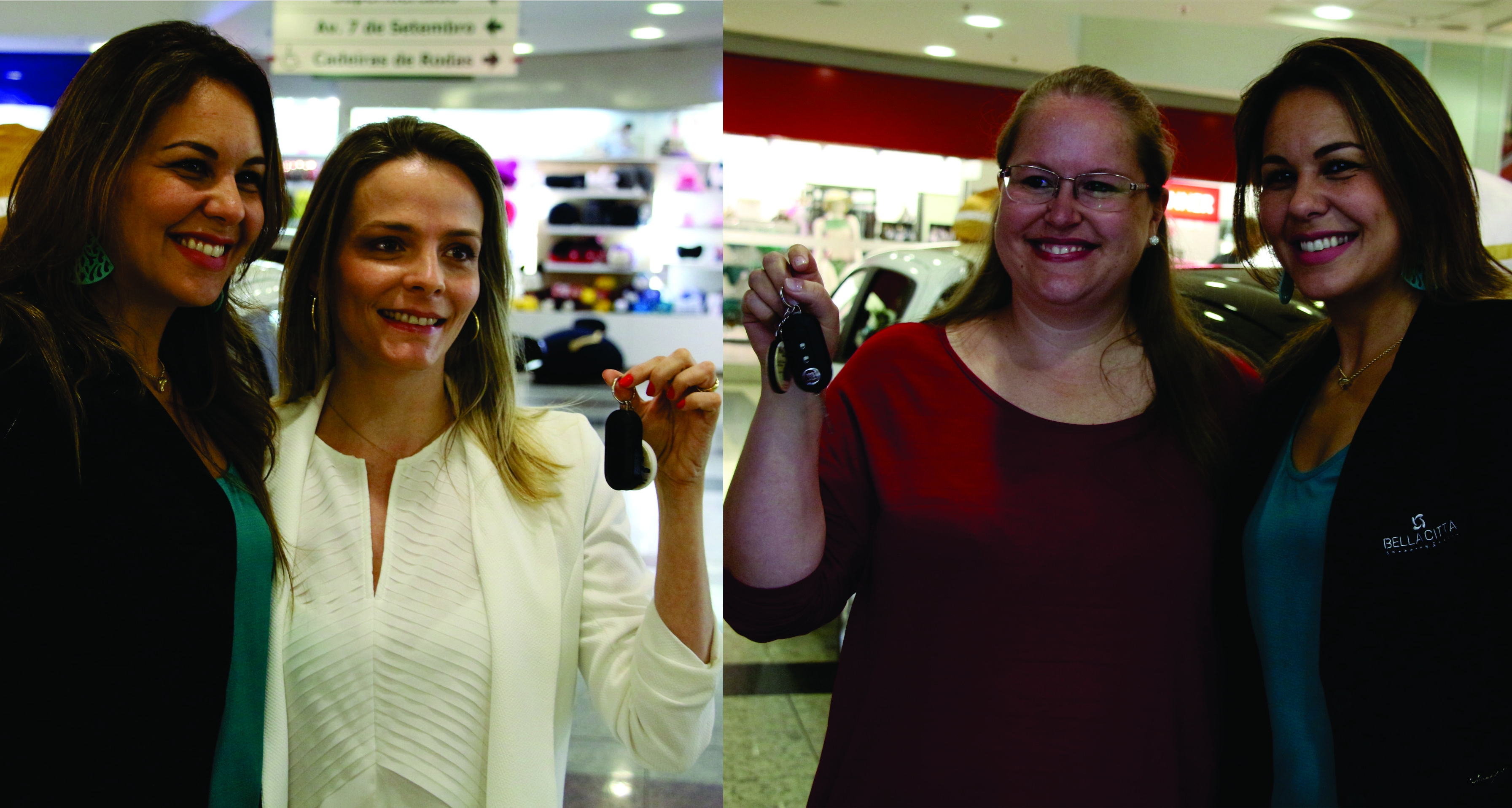 Ganhadoras da Campanha Natal em Dobro já estão de carro novo