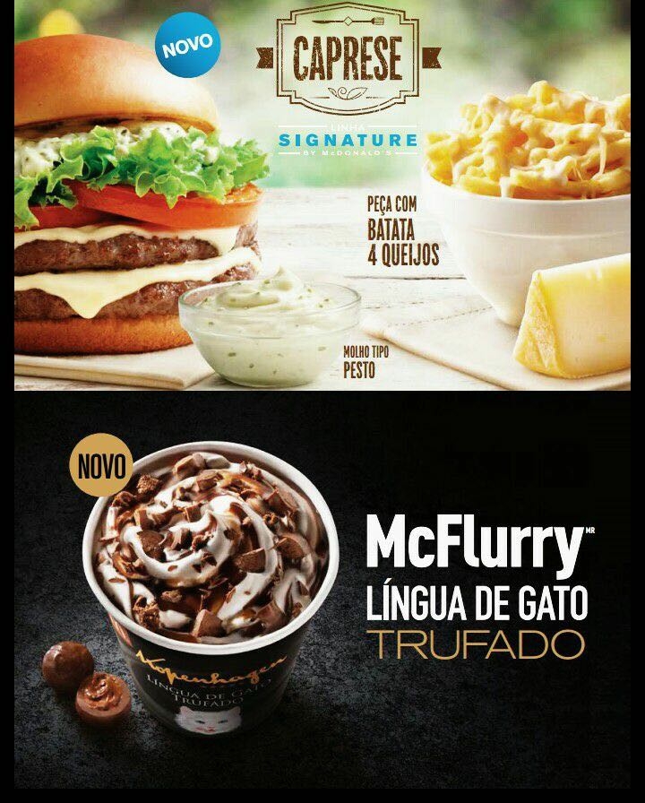 Novidades Mc Donald’s
