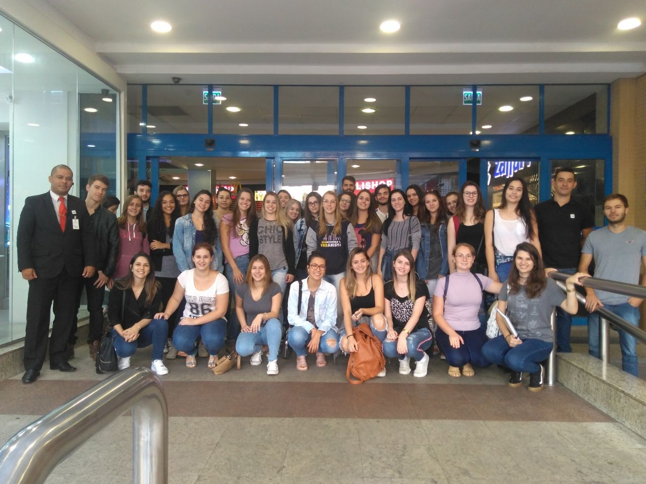 Alunos do curso de Arquitetura da UPF visitam o Bella Città Shopping 