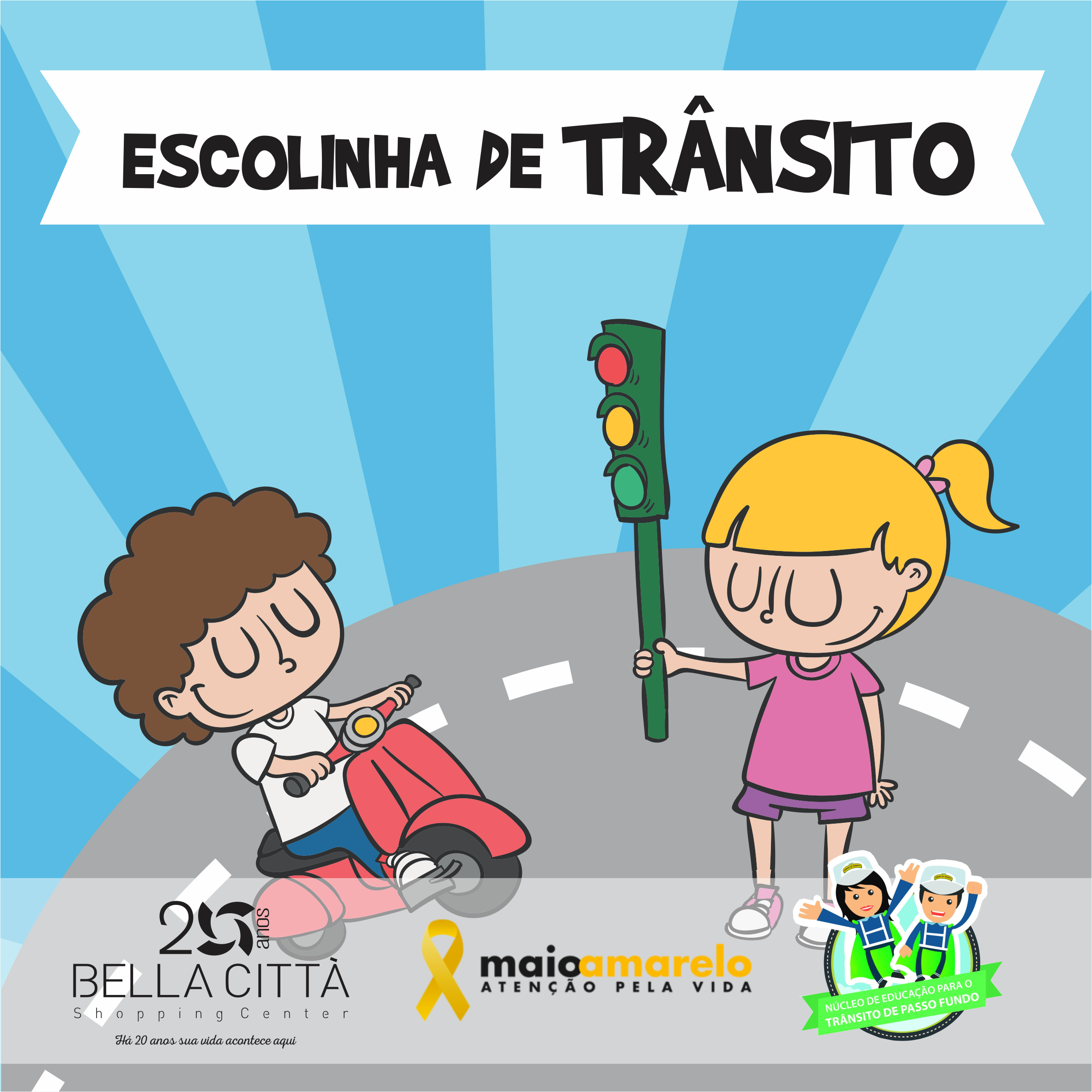 Escolinha de Trânsito no Bella Città