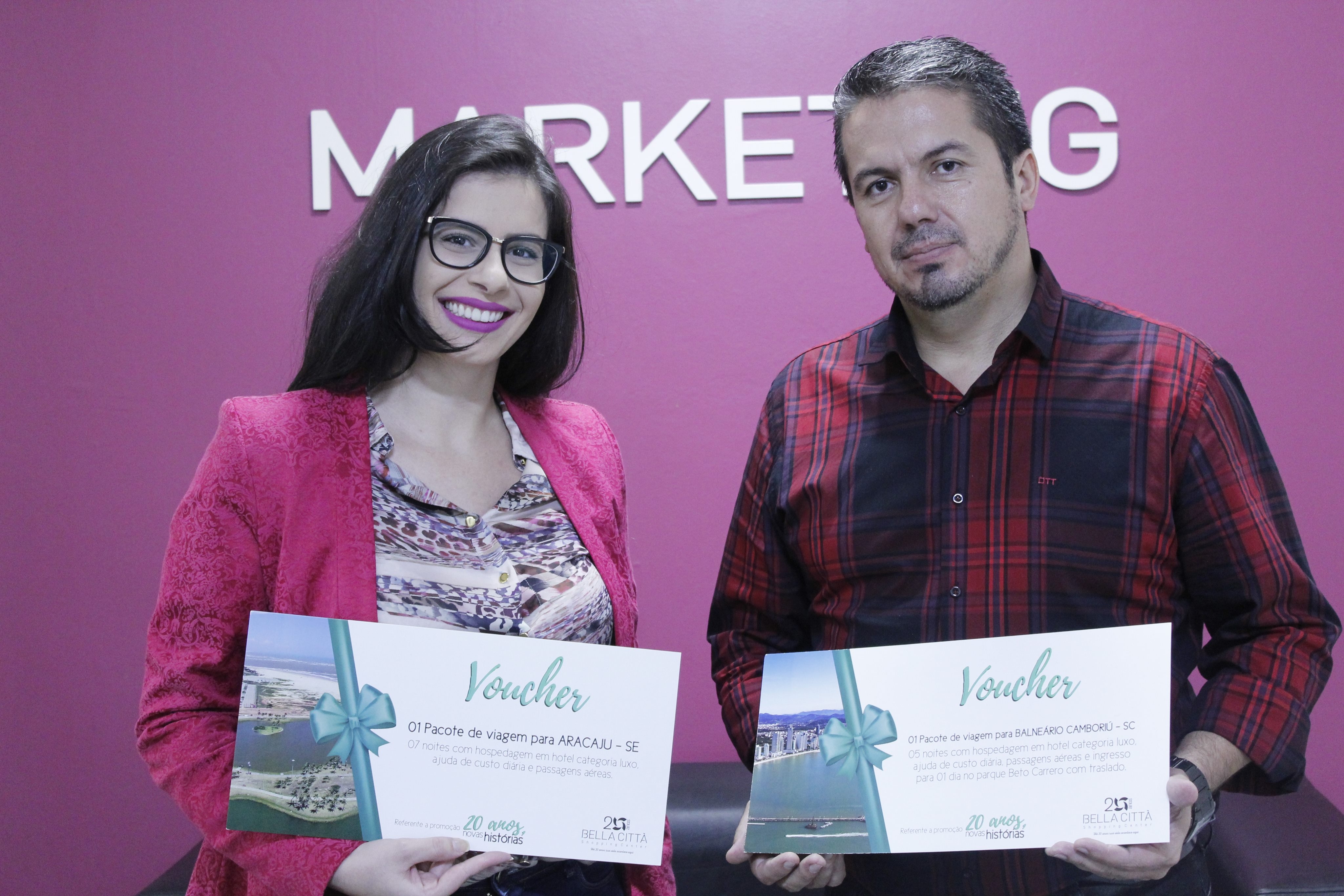 Bella Città entrega mais duas viagens da promoção de 20 anos