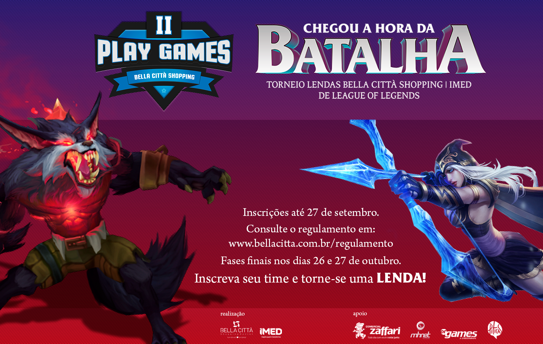 BELLA CITTÀ SHOPPING LANÇA PLAY GAMES