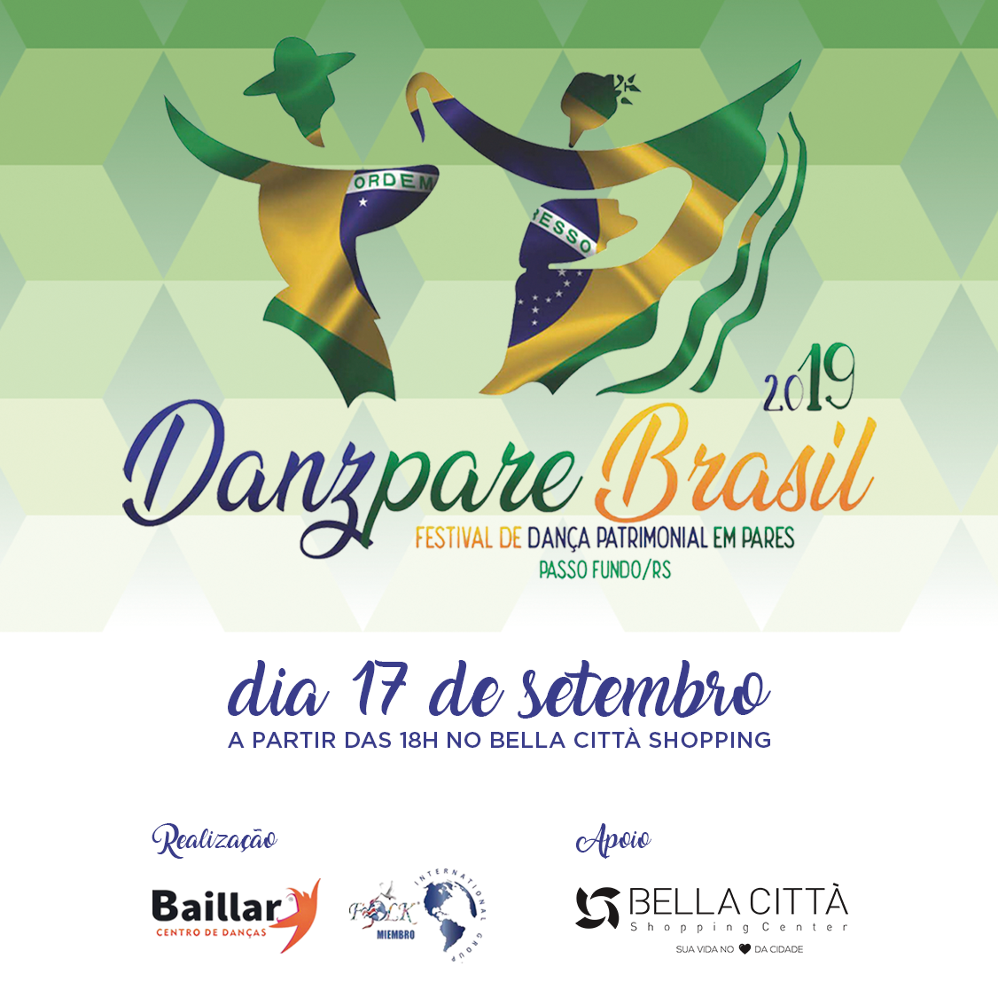 BELLA CITTÀ SHOPPING RECEBE O FESTIVAL DANZPARE BRASIL