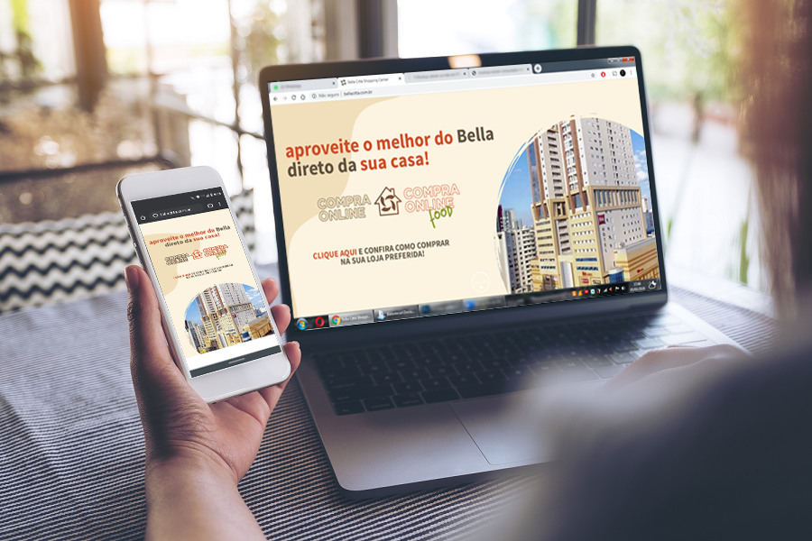 Às vésperas do dia das mães, o Bella Città Shopping lança plataforma de venda online