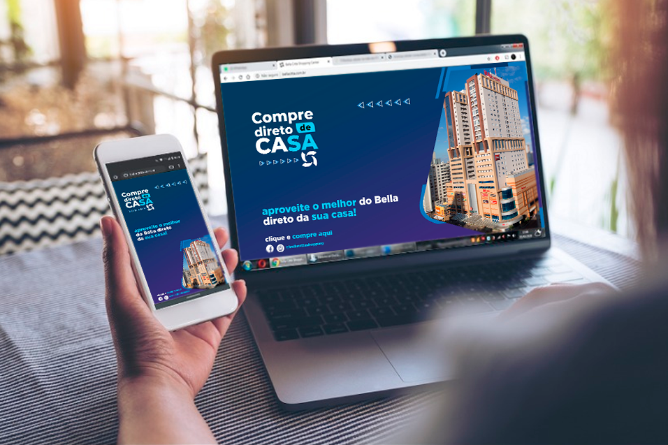 Compre no Bella sem sair de casa!