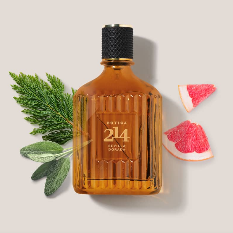 Botica 214 Sevilla Dorada Eau de Parfum Fougére Aromático 75ml