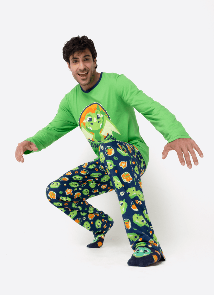 Pijama masculino Dragão