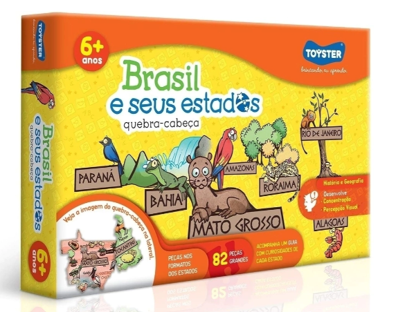 Quebra-cabeça- Brasil e seus Estados