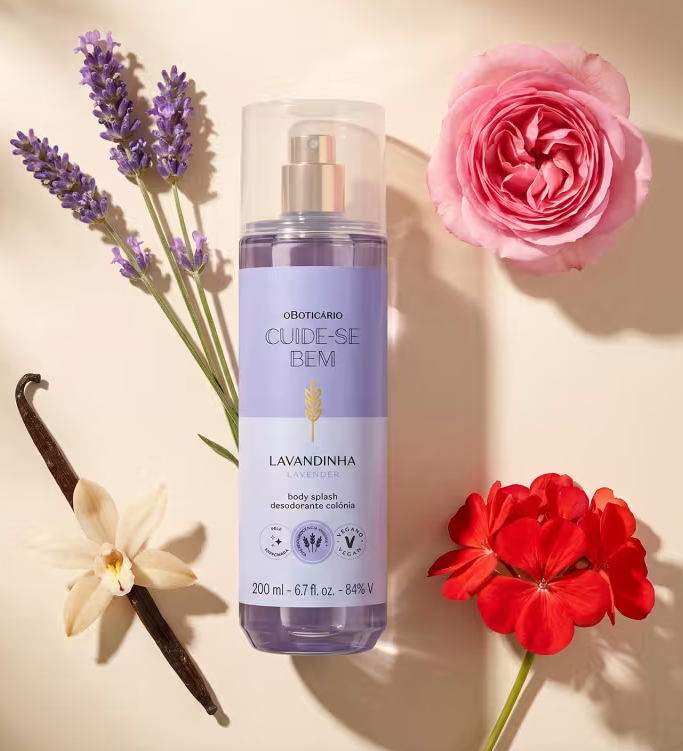 Body Splash Desodorante Colônia Cuide-se Bem Lavandinha 200ml