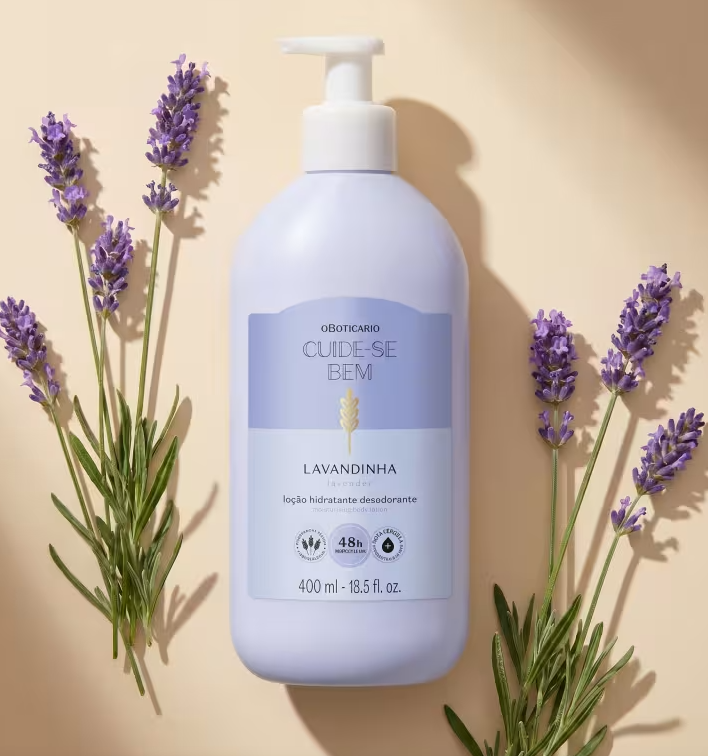 Loção Hidratante Desodorante Corporal Cuide-se Bem Lavandinha 400ml 